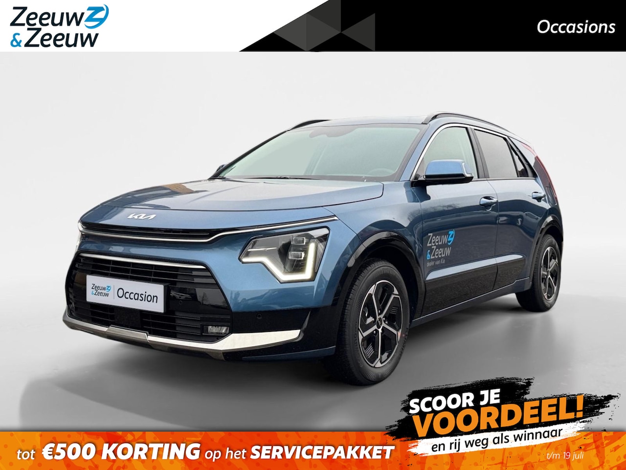 Kia Niro - 1.6 GDi Hybrid DynamicPlusLine | Schuifdak | Head up  | Elektrische achterklep | Stoel + s - AutoWereld.nl