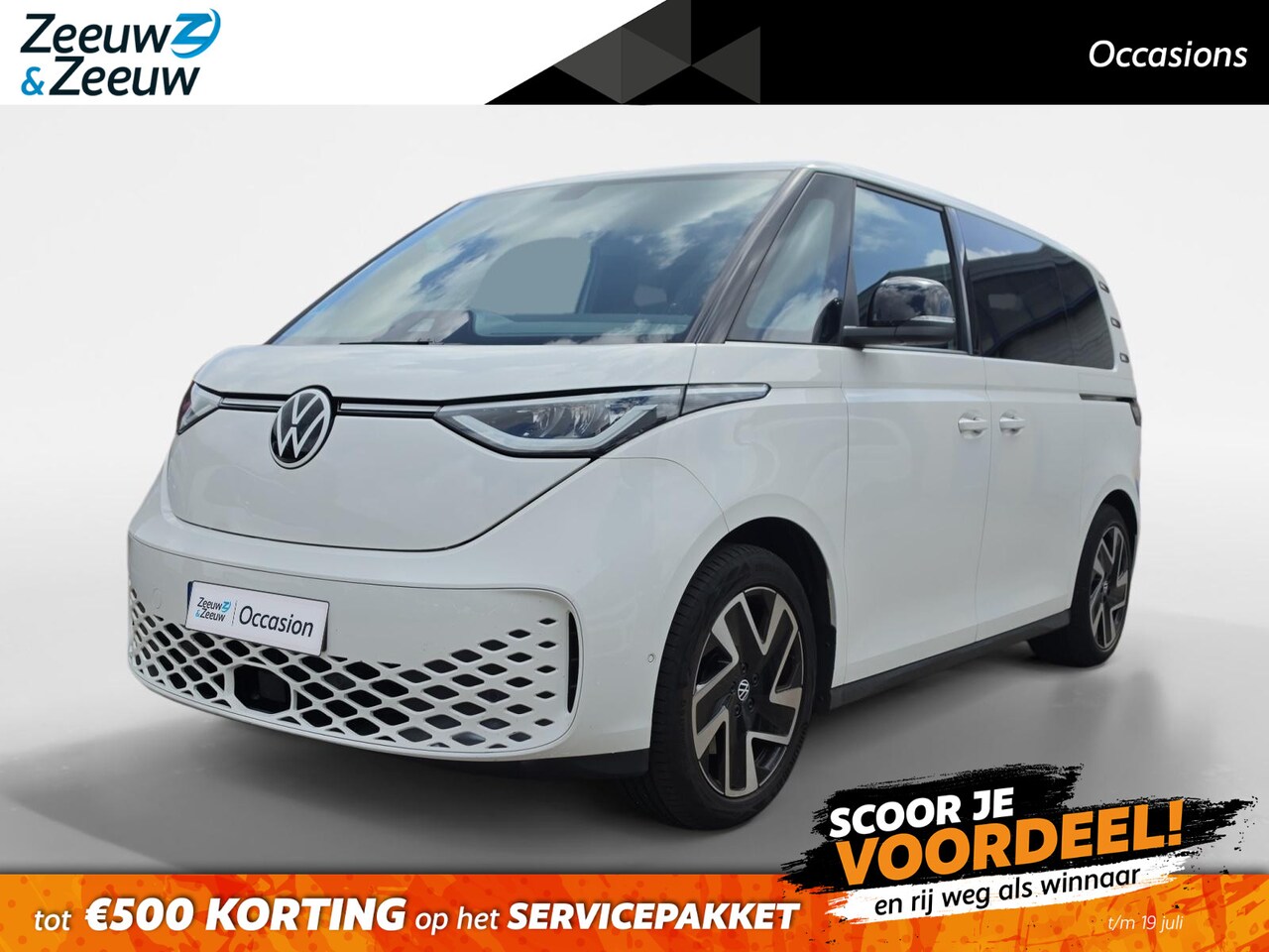 Volkswagen ID. Buzz - Pro Advantage 77 kWh | Navigatie Pack | Keyless entry | Parkeercamera - AutoWereld.nl