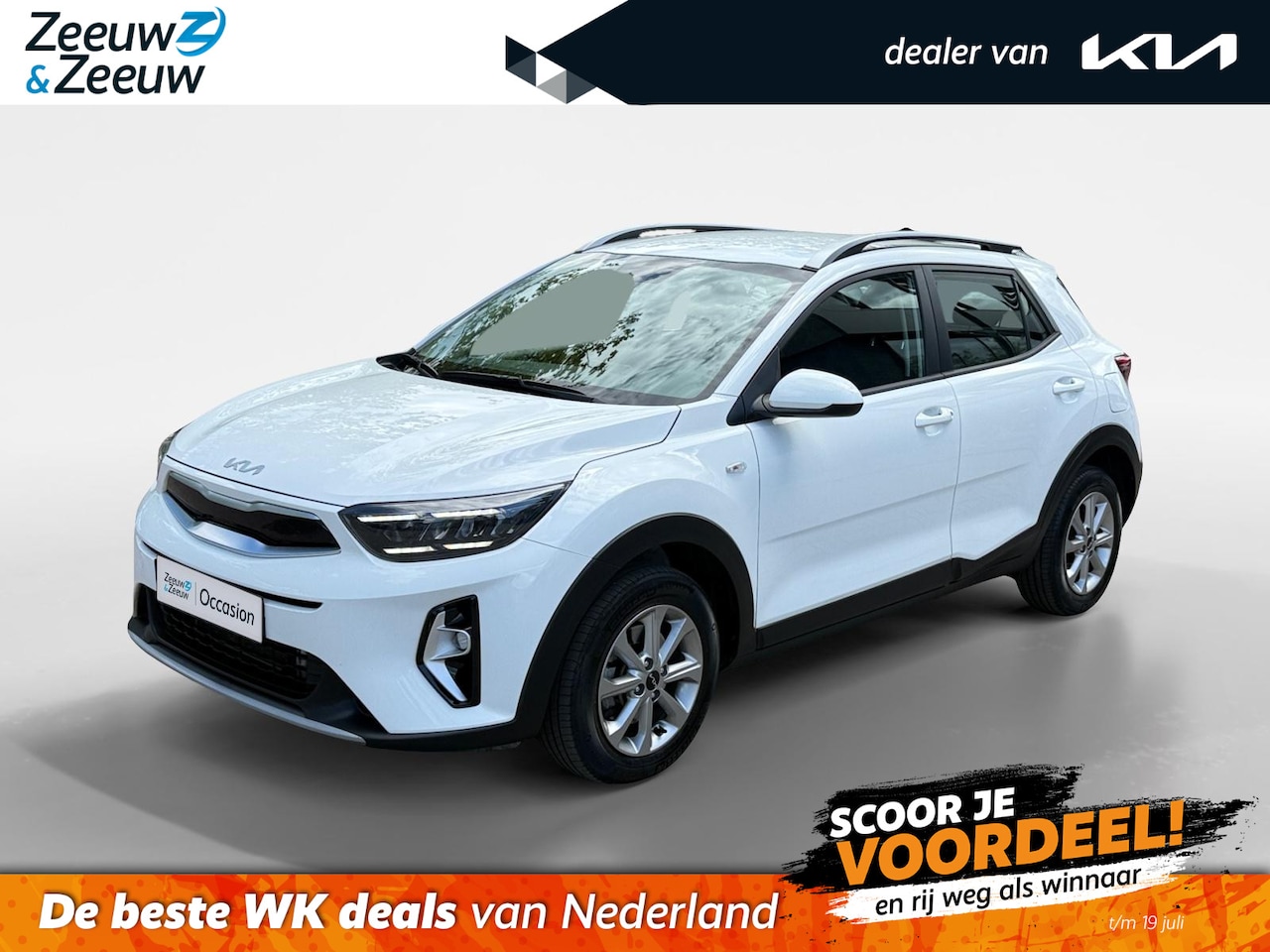 Kia Stonic - 1.0 T-GDi MHEV DynamicLine Navigatie | Achteruitrijcamera | Lichtmetaal | Resterende fabri - AutoWereld.nl