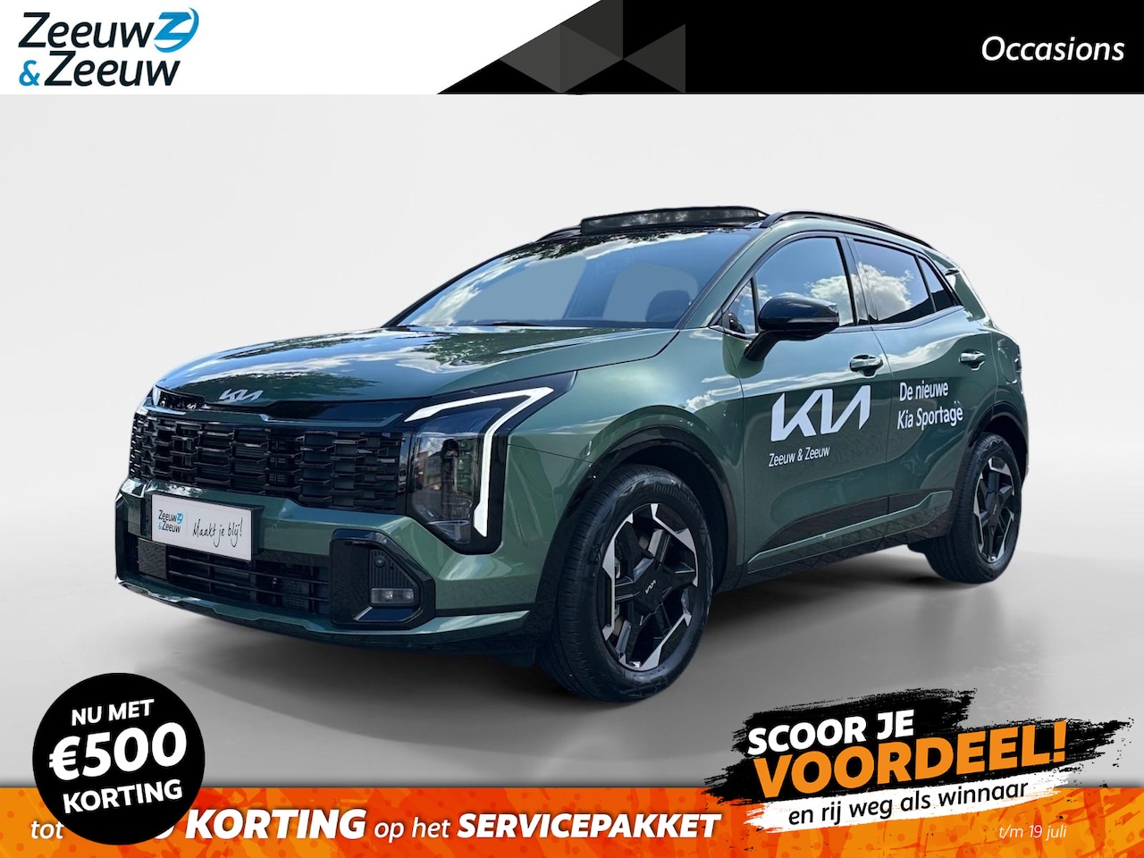 Kia Sportage - 1.6 T-GDi Hybrid GT-Line | Demo | Snel leverbaar | Semi Elektr. Trekhaak l Stoel-/stuurver - AutoWereld.nl