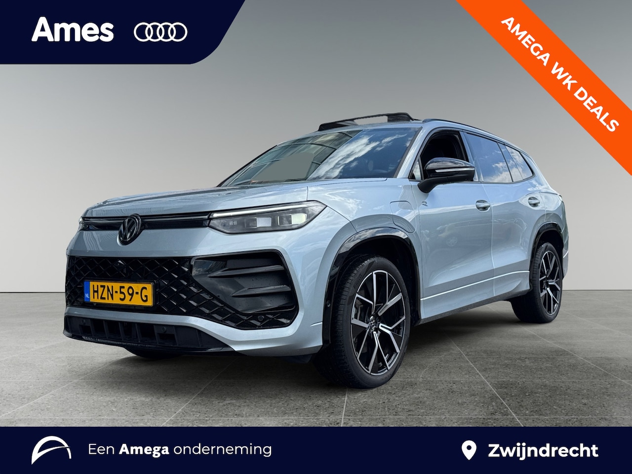 Volkswagen Tayron - 1.5 eHybrid R-Line Edition 20 inch lichtmetaal | Panoramaschuif-kanteldak | 360 graden cam - AutoWereld.nl