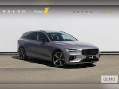 Volvo V60 - T6 350PK Automaat Plug-in hybrid AWD Ultra Dark Adaptieve Cruise Control / Head-up display
