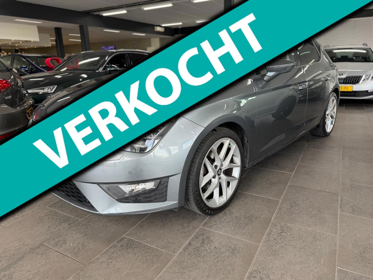 SEAT Leon - 1.4 TSI FR half leer led navigatie clima cruise controle lm-velgen elektrische pakket park - AutoWereld.nl