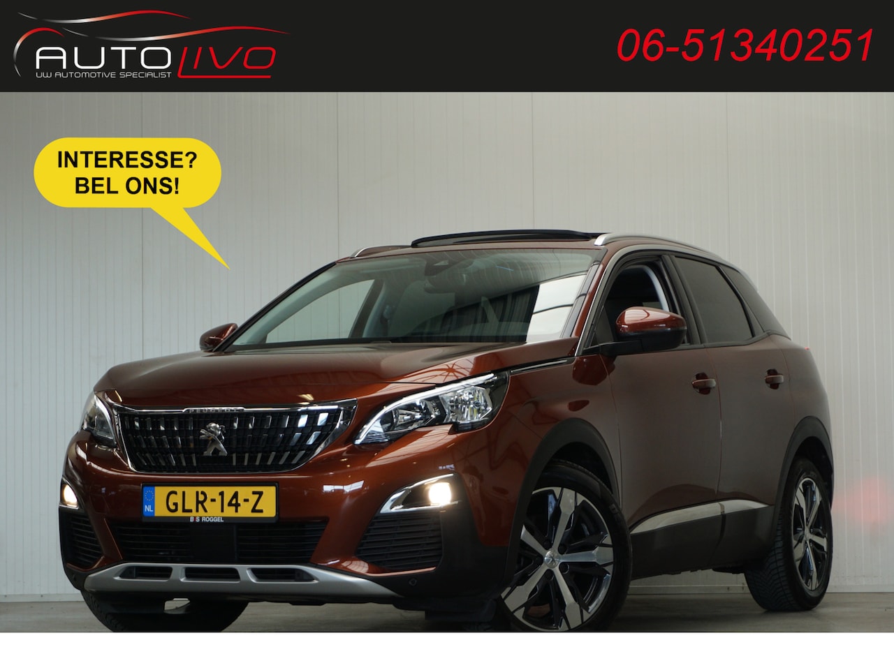 Peugeot 3008 - 1.2 PureTech Première AUTOMAAT! PANO H.LEER CLIMA CAMERA PDC etc. - AutoWereld.nl