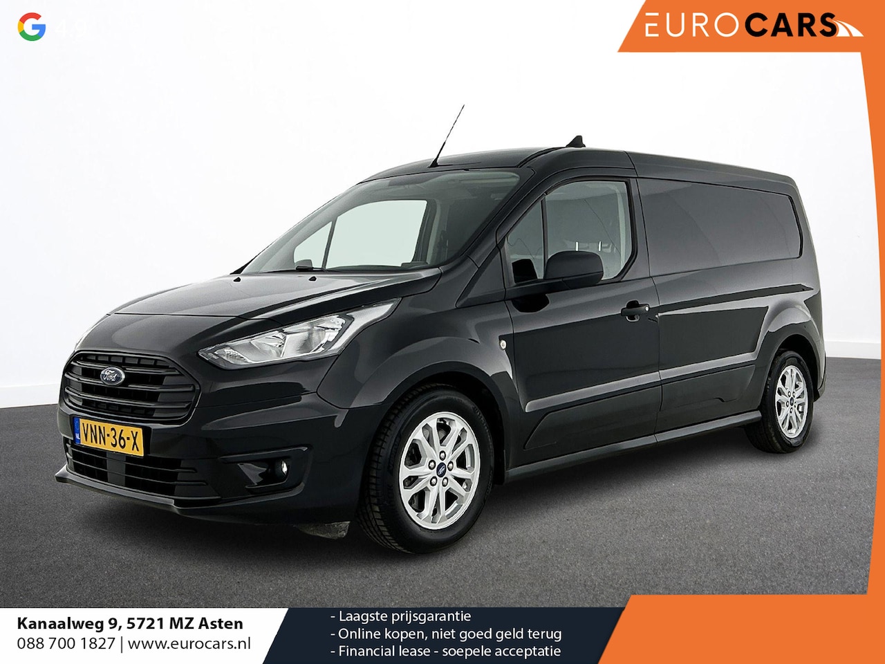 Ford Transit Connect - 1.5 EcoBlue Automaat L2 Trend Navigatie Airco Parkeersensoren achter Cruise Control 3Zits - AutoWereld.nl