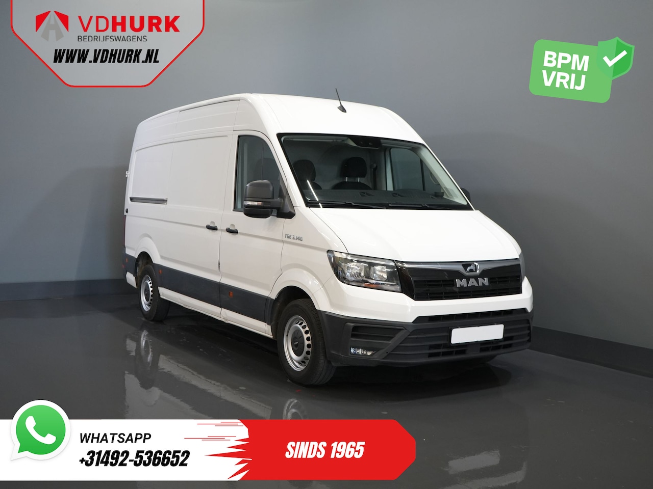 MAN TGE - 3.140 140 pk 2.0 TDI DSG Aut. L3H3 EXPORT 270Gr.Deuren/ Gev.Stoel/ Navi/ Carplay/ Camera/ - AutoWereld.nl