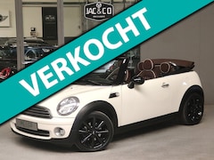 MINI Cabrio - 1.6 Cooper Pepper Bruin Leder 100% dealer onderhouden