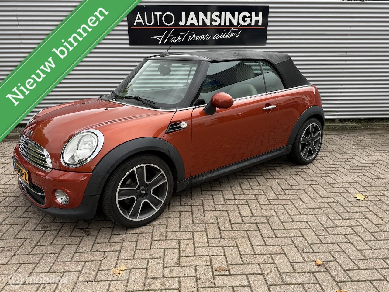 MINI Cabrio - 1.6 Cooper Chili Automaat | Stoelverwarming | Leer | Harman/Kardon | LM Velgen | PDC Achte - AutoWereld.nl