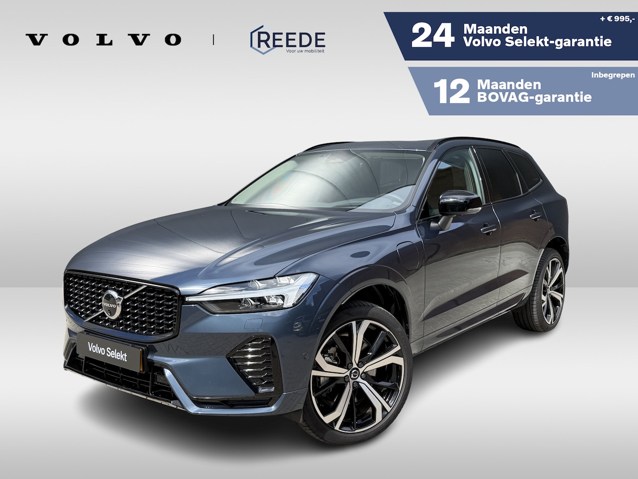 Volvo XC60 - 2.0 T8 Plug-in hybrid AWD Ultra Dark | Luchtvering | Trekhaak | 21 inch | 360 Camera | Lon - AutoWereld.nl