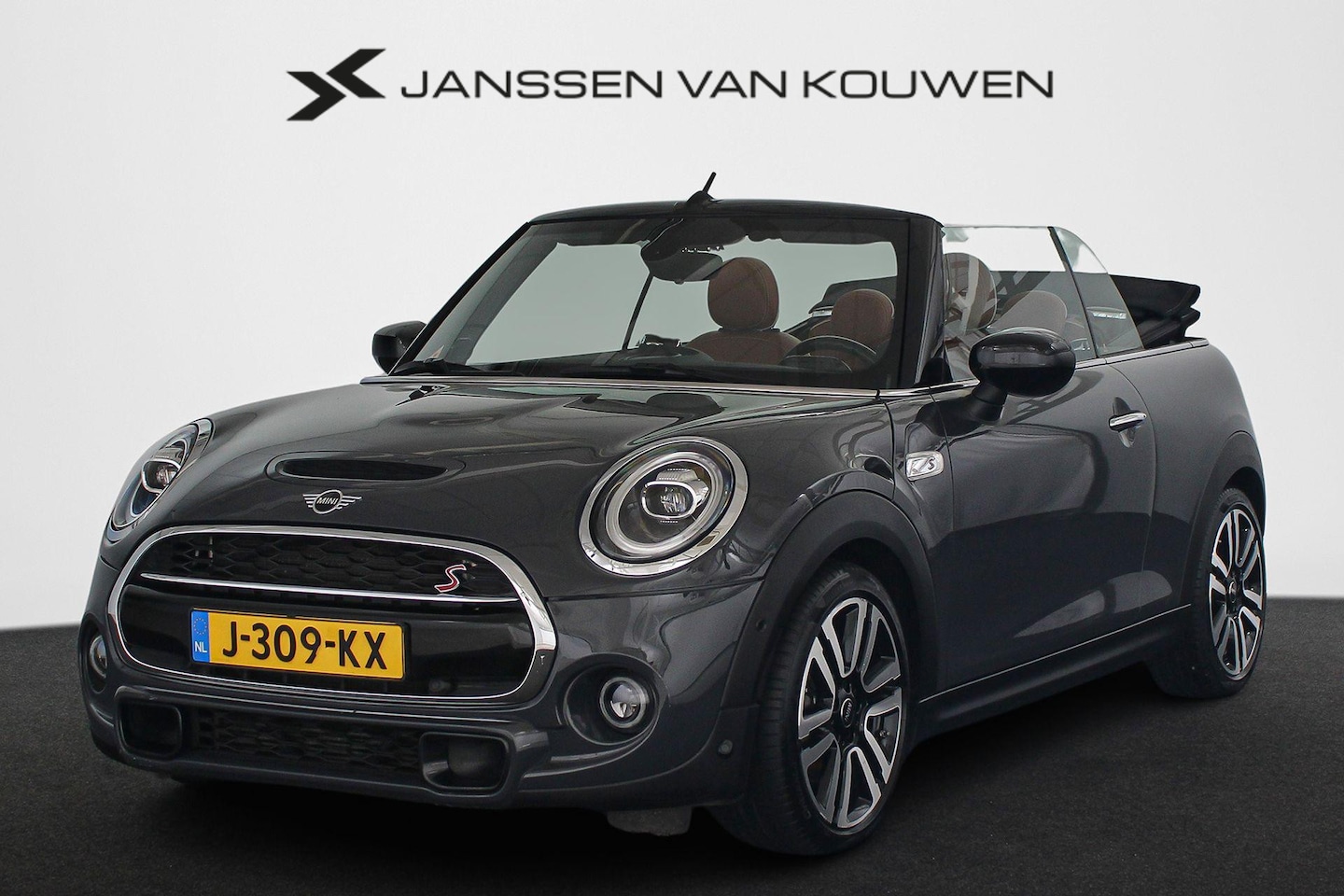 MINI Cabrio - 2.0 Cooper S Hammersmith Cabrio Lederen Sportstoelen Stoelverwarming Harman Kardon LED - AutoWereld.nl