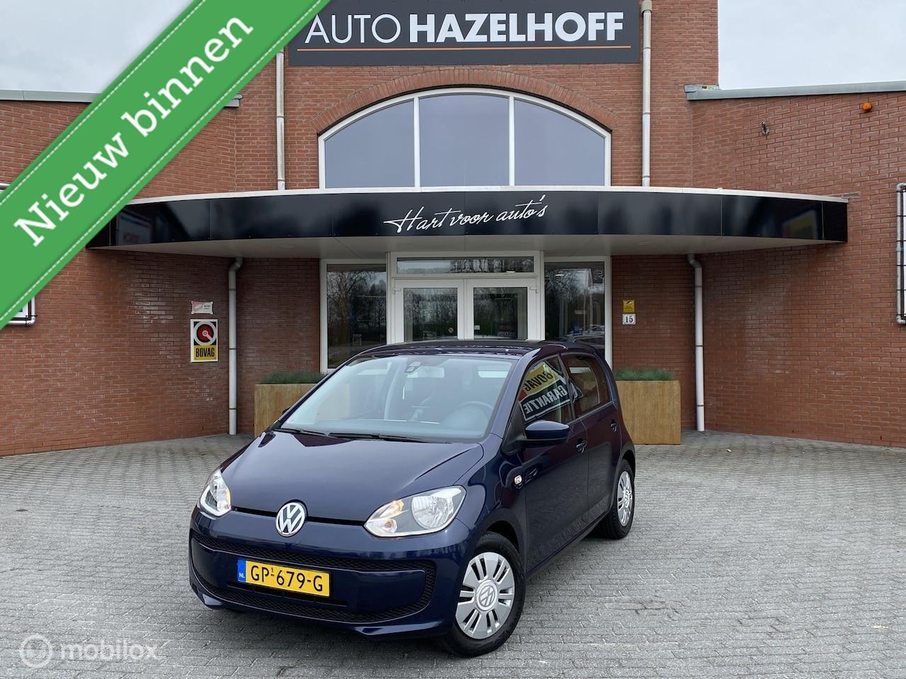 Volkswagen Up! - 1.0 move up BlueMotion met 98.027km | Airco | Navigatie | Ndl auto | Zuinig | RIJKLAARPRIJ - AutoWereld.nl