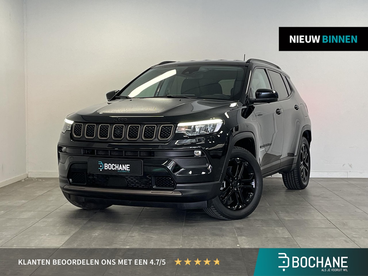 Jeep Compass - 4xe 240 Plug-in Hybrid Electric Upland | Dodehoekdetectie | Adaptive cruise | Parkeercamer - AutoWereld.nl