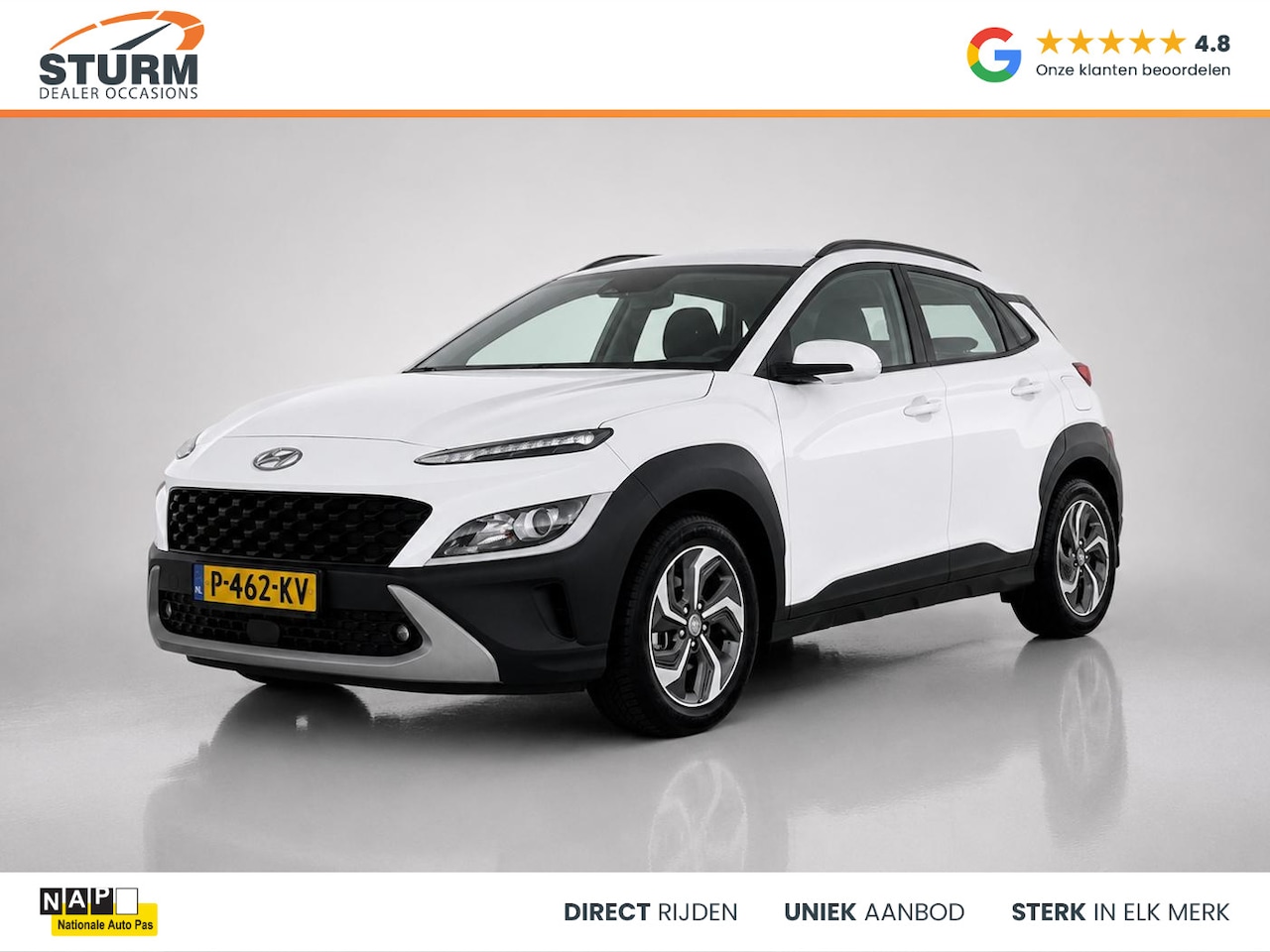 Hyundai Kona - 1.6 GDI HEV Comfort Smart incl. Trekhaak! - AutoWereld.nl