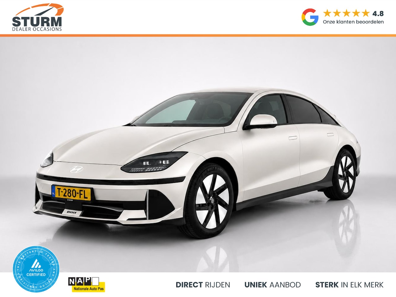 Hyundai IONIQ 6 - Connect 77.4 kWh SoH 97% incl. Trekhaak! - AutoWereld.nl