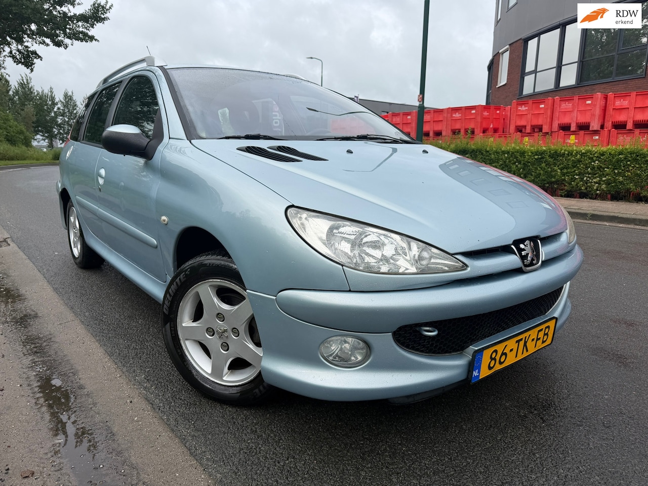 Peugeot 206 SW - 1.4 Air-line BJ 2006 AIRCO,SPORTVELGEN,ORG NL AUTO !! ZEER NETJES !! - AutoWereld.nl