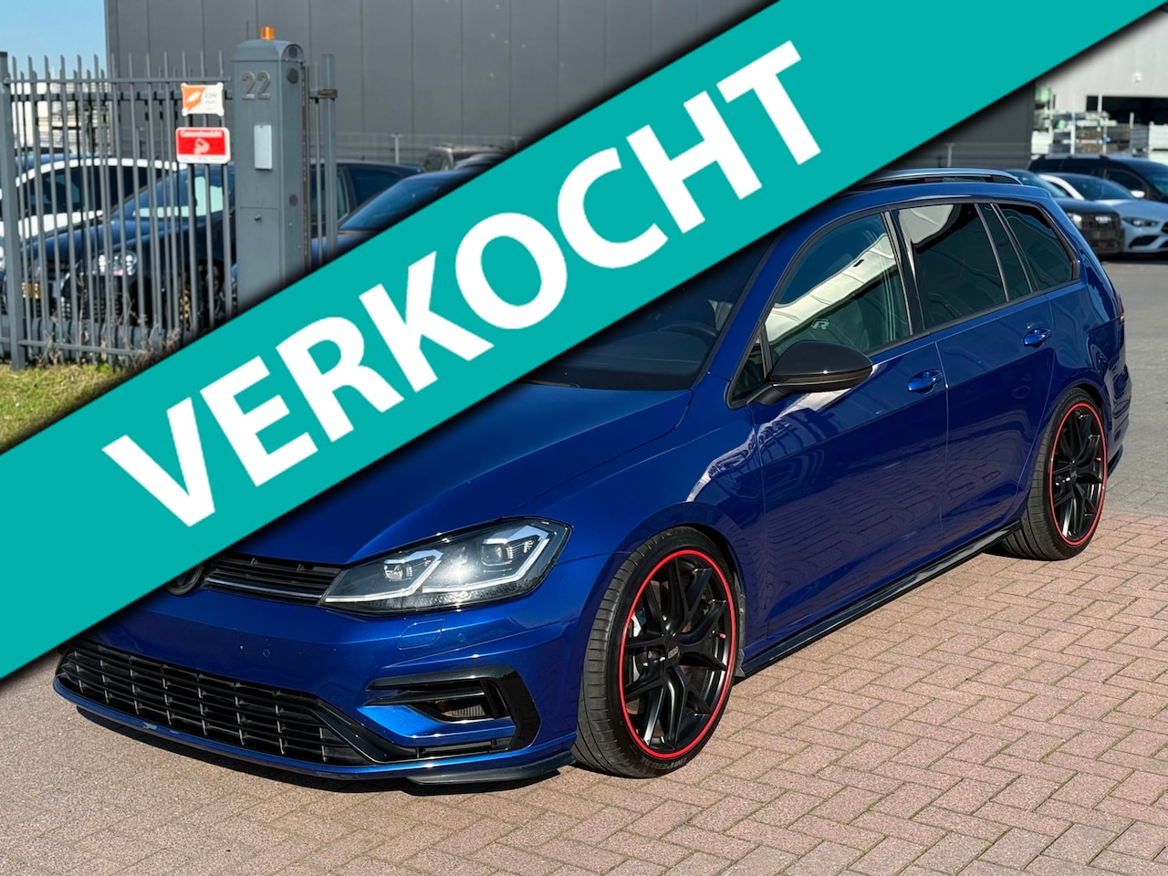 Volkswagen Golf Variant - 2.0 TSI 4Motion R 7.5R 2017 Blauw 310PK (Lees Adv !) - AutoWereld.nl