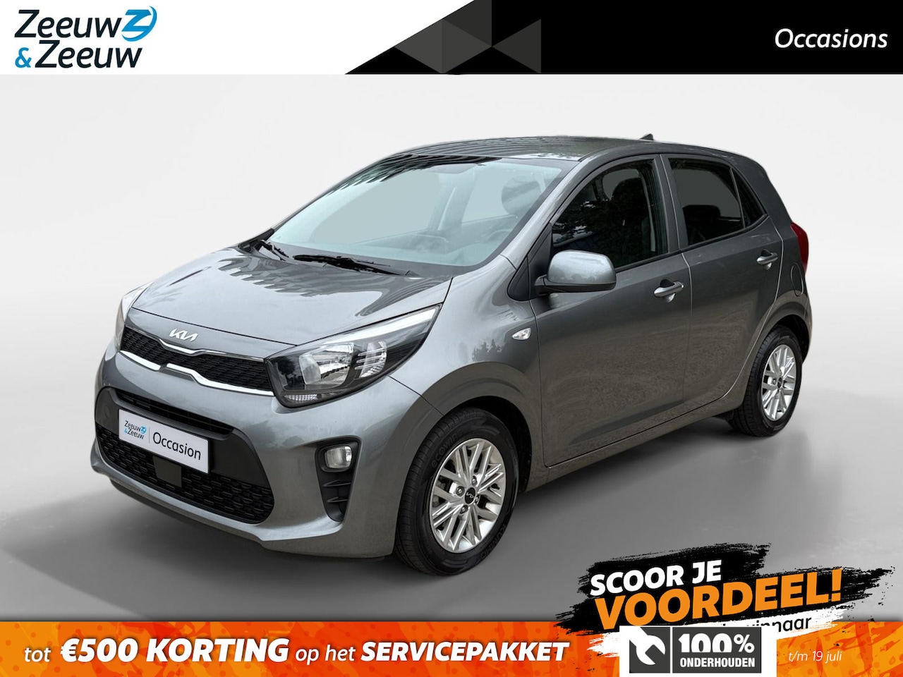 Kia Picanto - 1.0 DPi DynamicLine AUTOMAAT | DEALER ONDERHOUDEN | RESTERENDE FABRIEKSGARANTIE TM 2033 - AutoWereld.nl