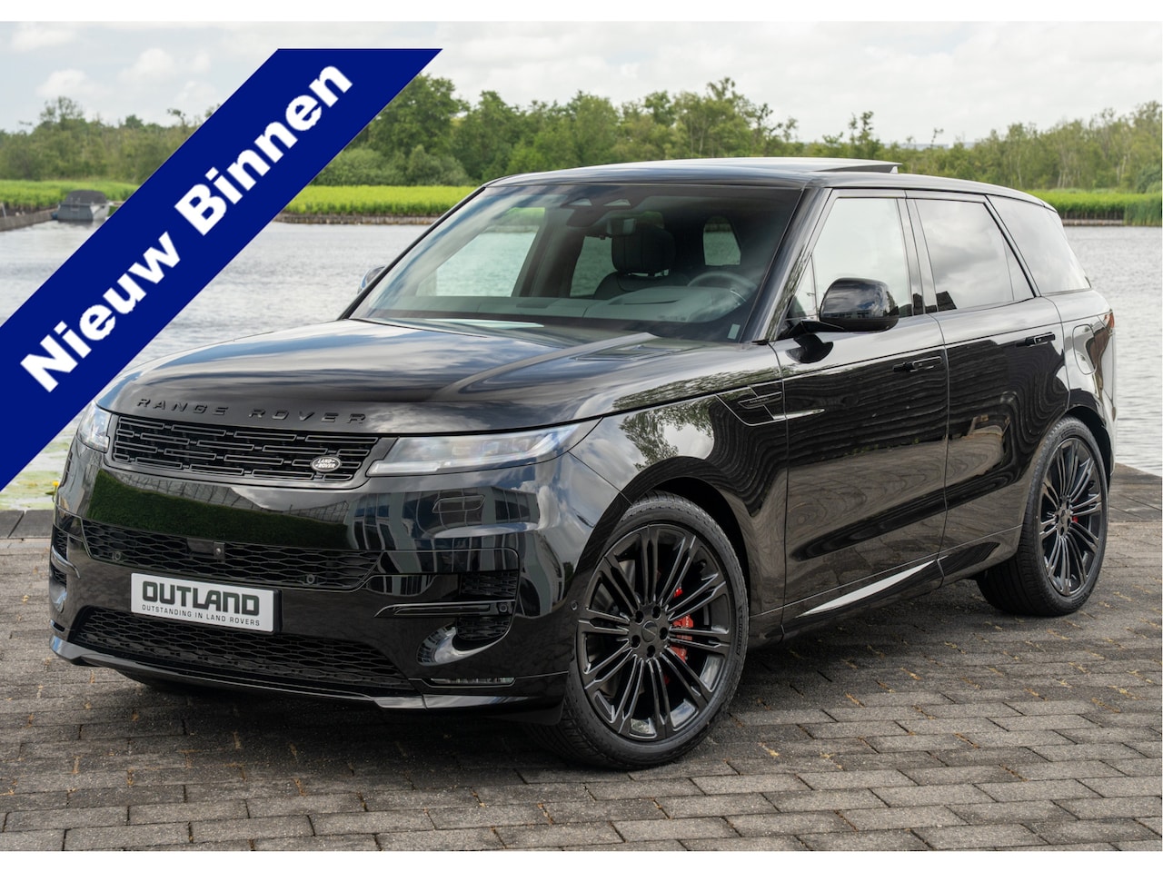 Land Rover Range Rover Sport - P550e Autobiography | Santorini Black - Ebony leder | Full Options | Rode remklauwen | NP. - AutoWereld.nl