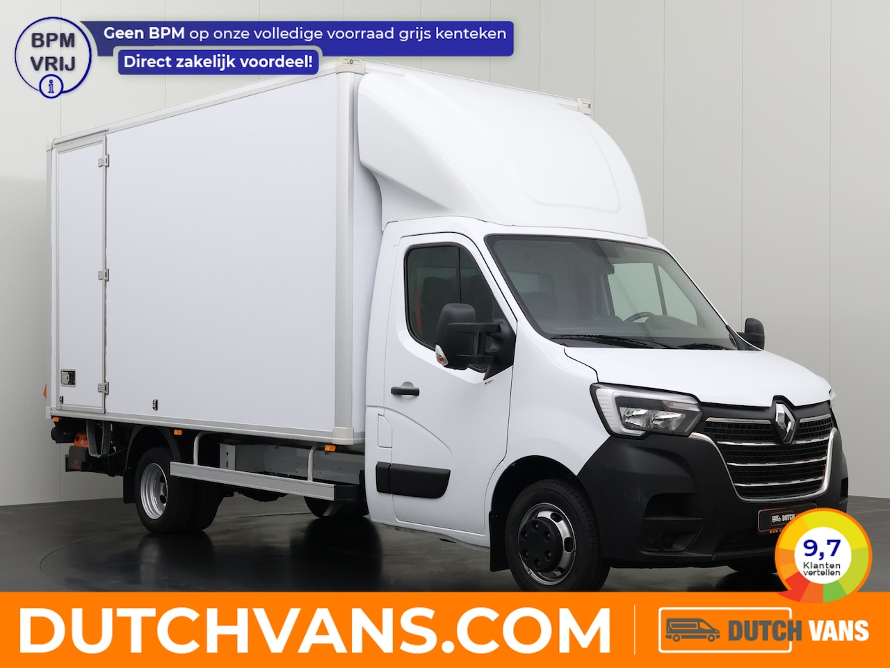 Renault Master - 2.3DCi 165PK Bakwagen+Laadklep | Dakpoiler | Zijdeur | Navigatie | Camera | 3-Zits | Airco - AutoWereld.nl