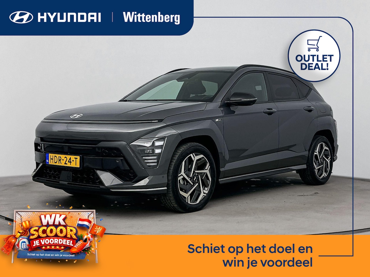 Hyundai Kona - 1.6 GDI HEV N Line | 360 Camera | Clima | Memory seats | Stoel stuur verwarming en verkoel - AutoWereld.nl