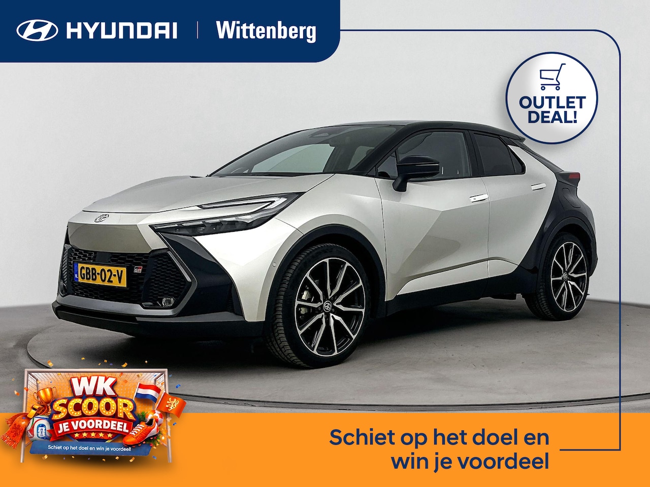 Toyota C-HR - 2.0 Hybrid 200 GR SPORT PREMIERE EDITION | OUTLETDEAL! | TREKHAAK | 20'' LM VELGEN | 360 C - AutoWereld.nl