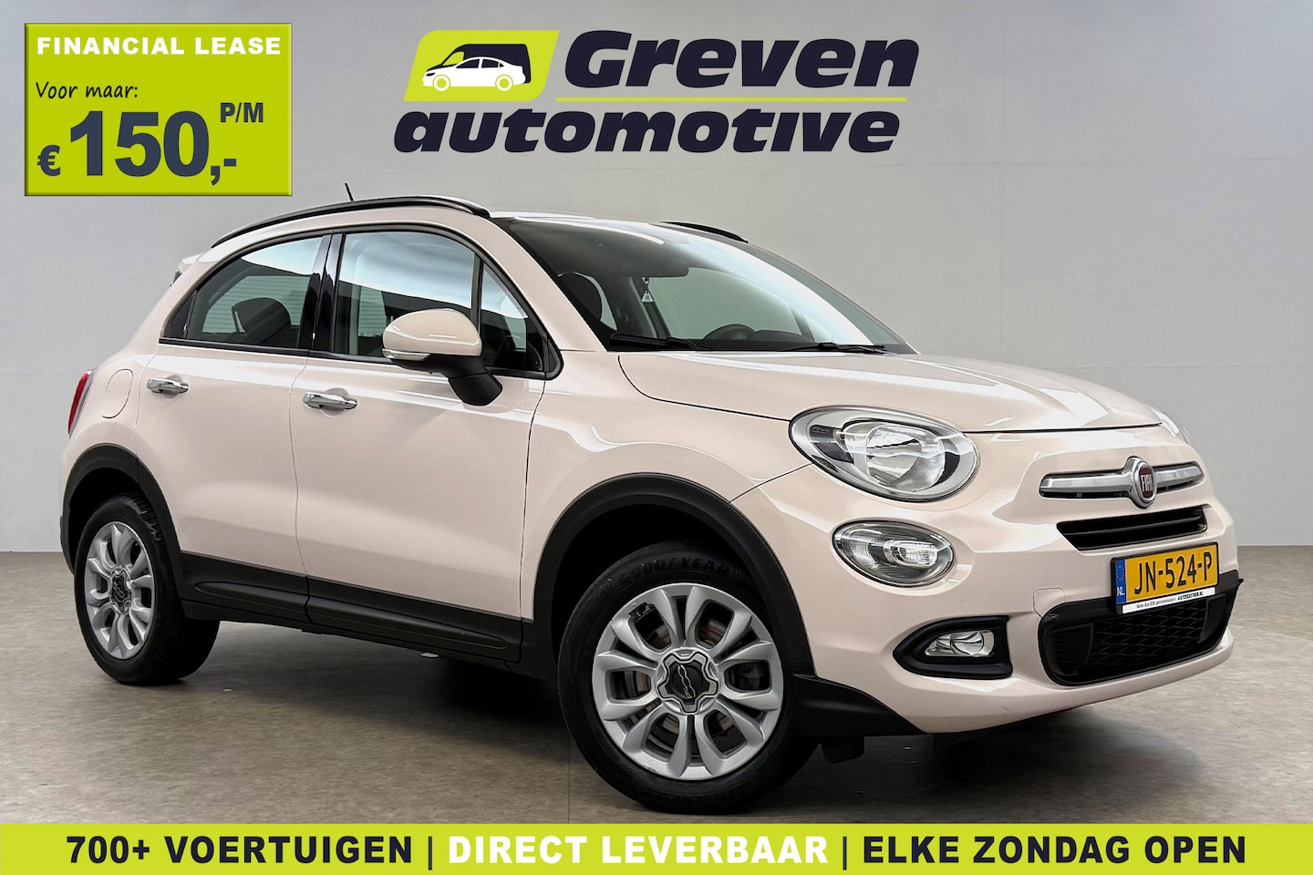 Fiat 500 X - 1.4 Turbo MultiAir PopStar 141PK | Clima | Cruise | Navigatie | Parkeersensoren | NAP - AutoWereld.nl