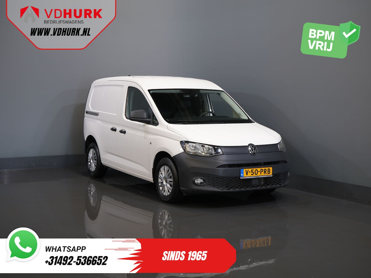 Volkswagen Caddy Cargo - 2.0 TDI 100 pk Omvormer/ Sortimo/ Cruise/ Airco/ DAB - AutoWereld.nl