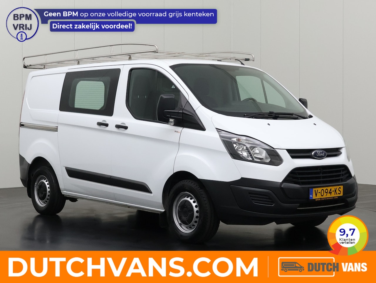 Ford Transit Custom - 2.0TDCI L1H1 Imperiaal | Trekhaak | Airco | Cruise | 3-Zits | Betimmering - AutoWereld.nl