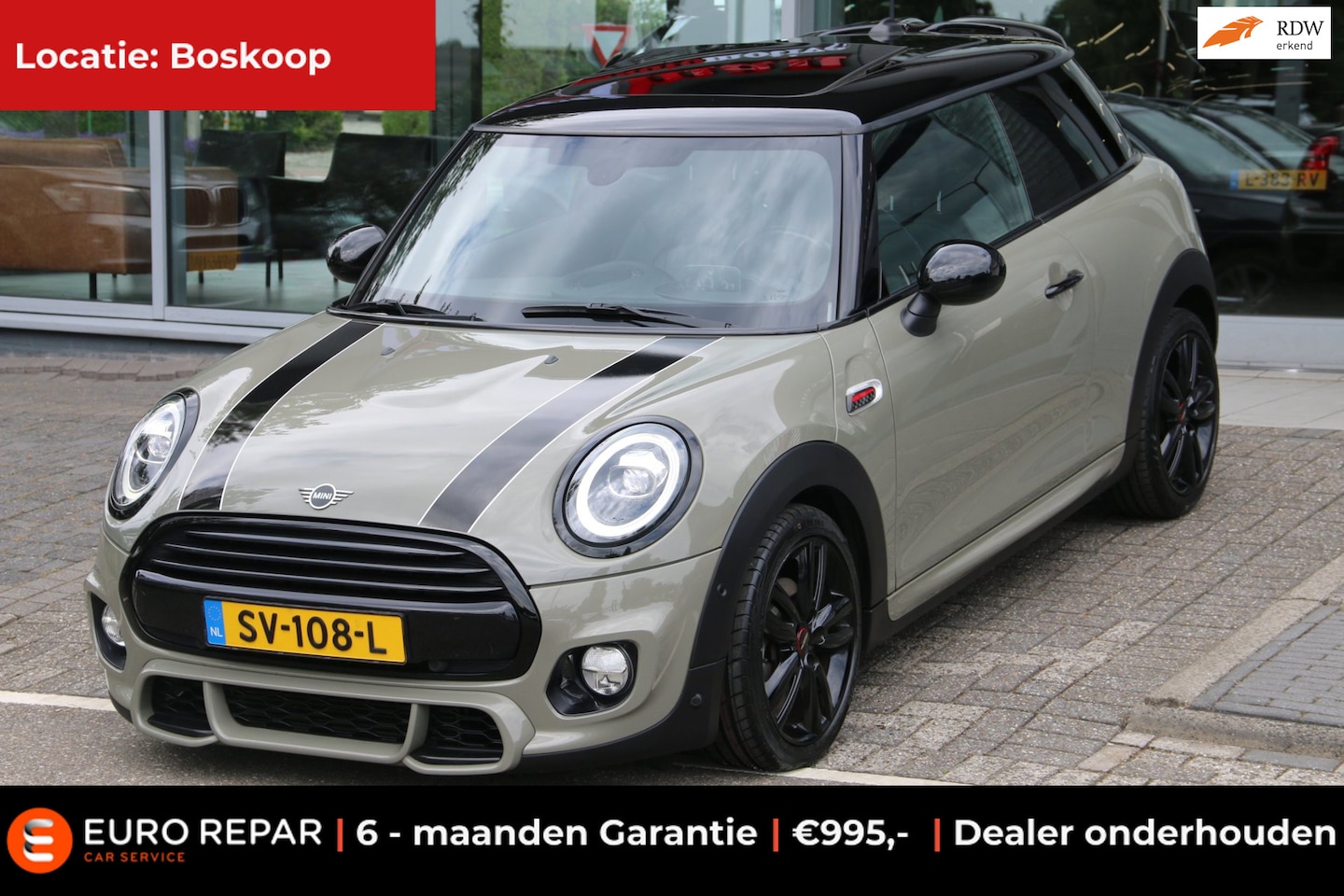MINI 3-Deurs - 1.5 Cooper PANO-DAK NL-AUTO NAP AUTOMAAT! - AutoWereld.nl