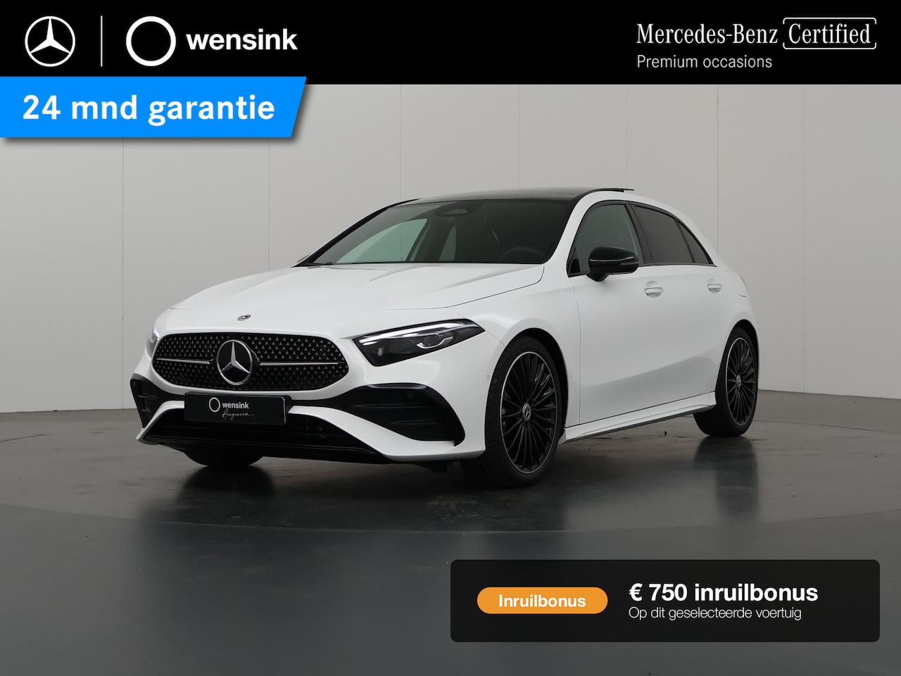 Mercedes-Benz A-klasse - 180 Star Edition AMG Line | Night | Keyless go | Multispaaks | Sfeerverlichting | Stoelver - AutoWereld.nl