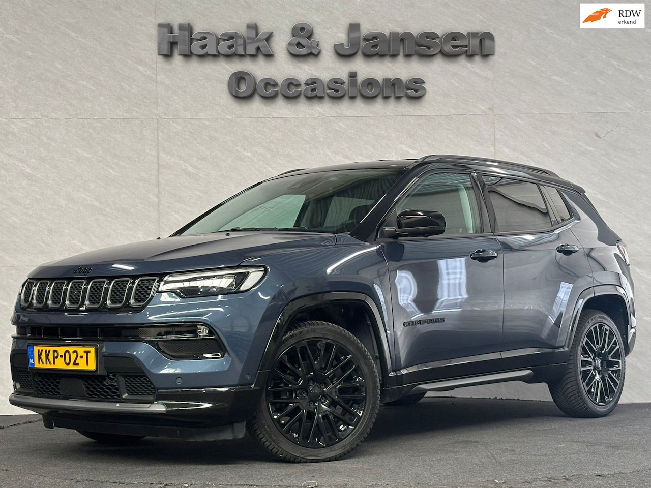 Jeep Compass - 1.5 E-Hybrid MHEV Night Eagle Leder Acc Led - AutoWereld.nl