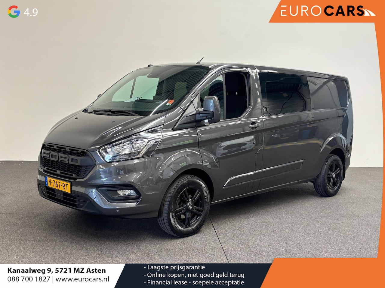 Ford Transit Custom - 300 2.0 TDCI L2H1 Limited Dubbele Cabine Automaat - AutoWereld.nl