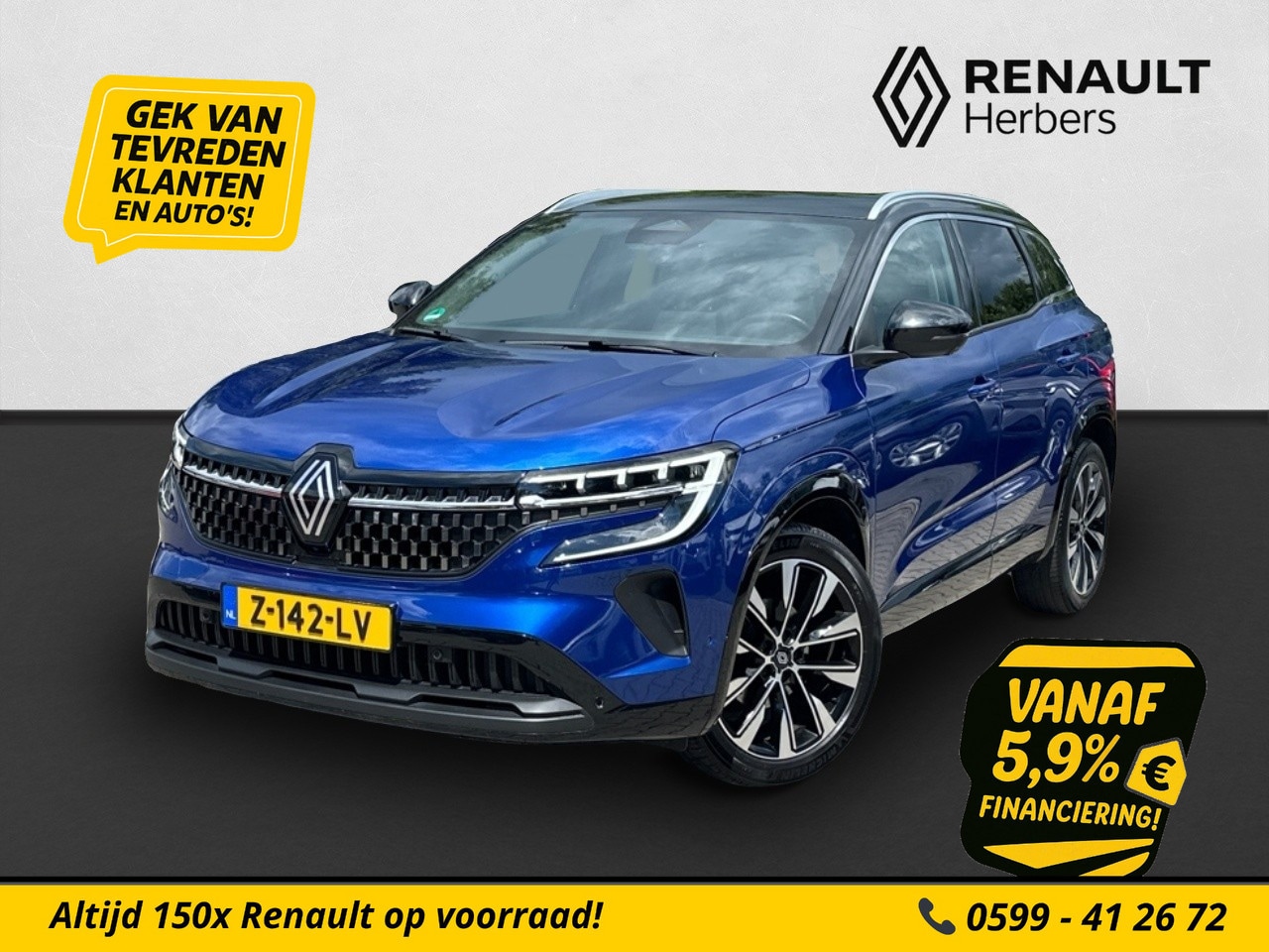 Renault Austral - 1.3 mild hybrid EDC PANORAMA / 360 CAMERA / TREKHAAK / CLIMATE / STOEL/STUUR VERW. / ADAPT - AutoWereld.nl