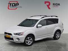 Mitsubishi Outlander - OUTLANDER 2.2 Di 4WD GEEL KENTEKEN Leder, navi, camera, trekhaak