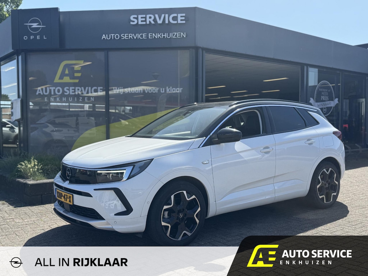 Opel Grandland - 1.6 Turbo Plug-In Hybrid 4x4 Ultimate Als nieuw! Incl. garantie en beurt | 300pk! | Full L - AutoWereld.nl