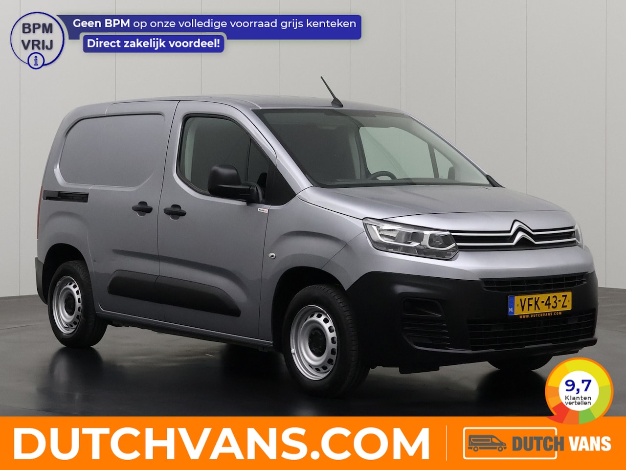 Citroën Berlingo - 1.5BlueHDI Control | Airco | Betimmering | Schuifdeur - AutoWereld.nl