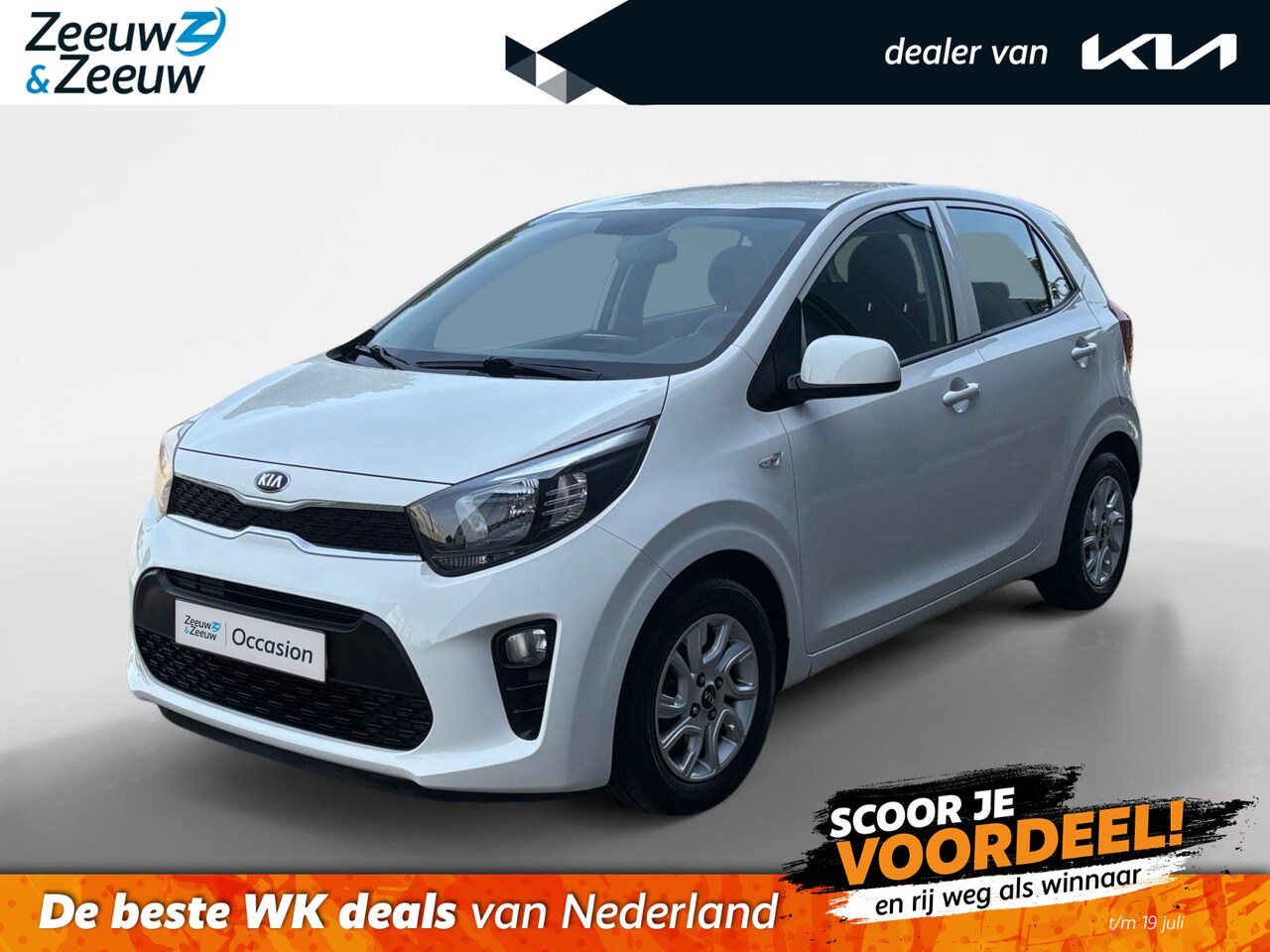 Kia Picanto - 1.0 MPi DynamicLine | Navi | Camera | Cruise Control | Apple Carplay | Android Auto | Lich - AutoWereld.nl