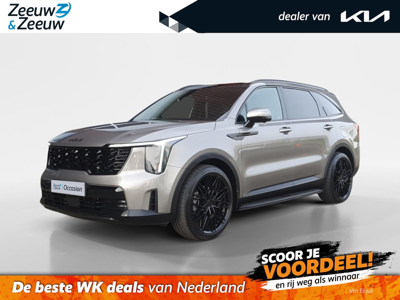 Kia Sorento - 1.6 T-GDi Plug-in Hybrid 4WD ExecutiveLine 7p. | Black Pack | Stoel verwarming en ventilat - AutoWereld.nl