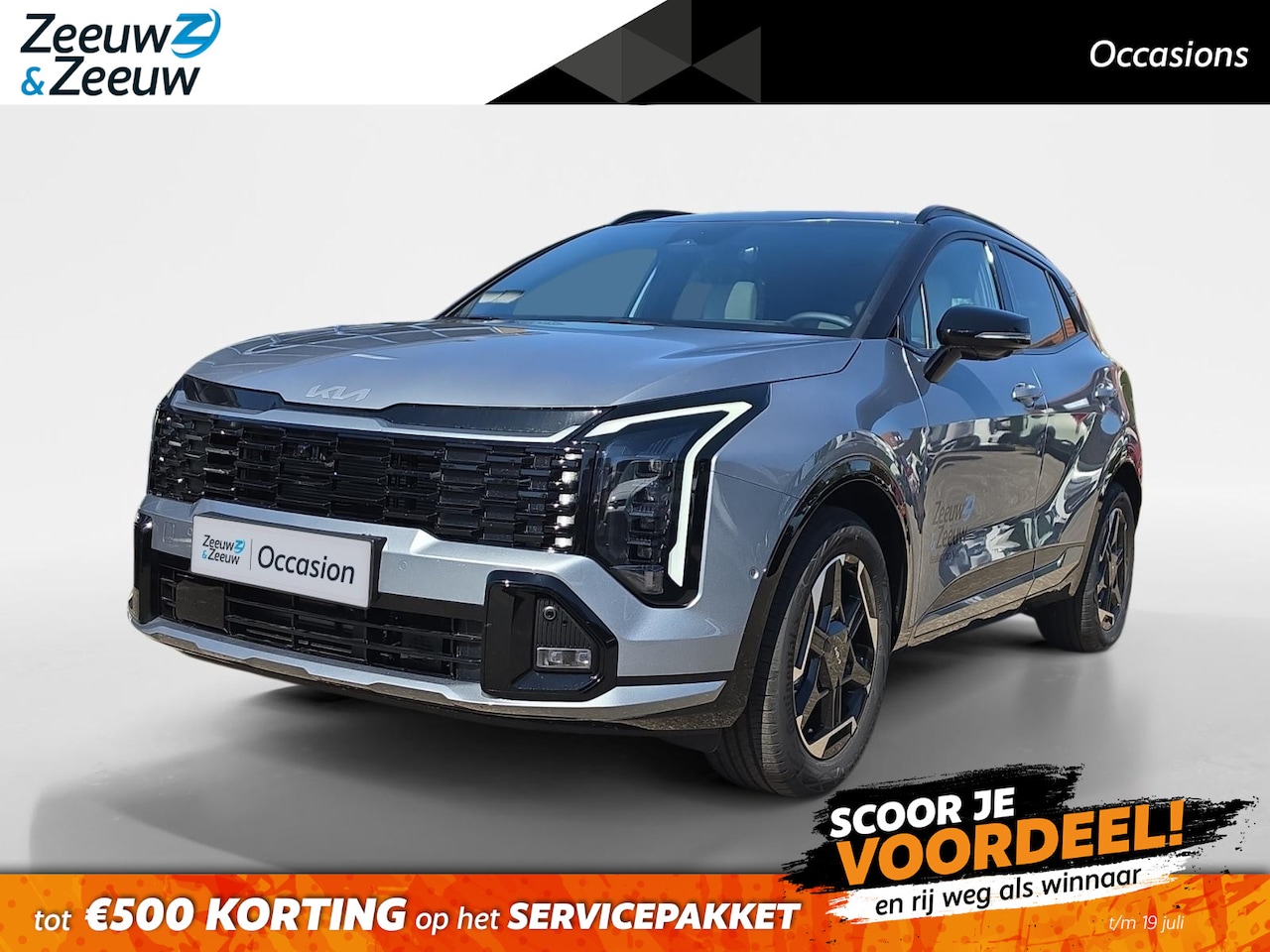 Kia Sportage - 1.6 T-GDi Hybrid GT-PlusLine | Schuif/kanteldak | Lederen bekleding | 360 Graden camera | - AutoWereld.nl