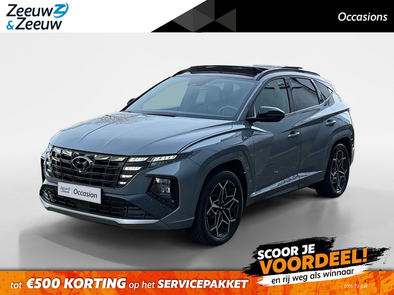 Hyundai Tucson - 1.6 T-GDI PHEV N Line Sky 4WD | Pano | Trekhaak | Stoelventilatie/Verwarming | Stuurverwar - AutoWereld.nl