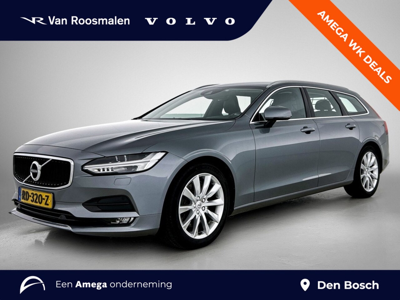 Volvo V90 - 2.0 T5 Momentum | Leder | Blis | Carplay | Rijklaar | - AutoWereld.nl