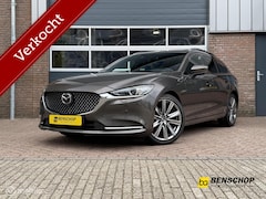 Mazda 6 Sportbreak - 2.5 SkyActiv-G 194 Signature Schuifdak Navi Bose 360 Camera Leer LED Carplay