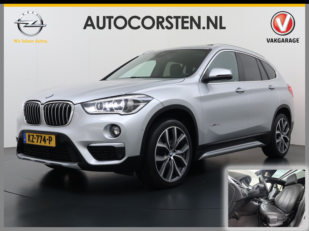 BMW X1 - sDrive 2.0i 192PK Automaat Panoramadak Leder+Verwarmd 19" Harman Kardon®-Hifi Navi Plus Ec - AutoWereld.nl