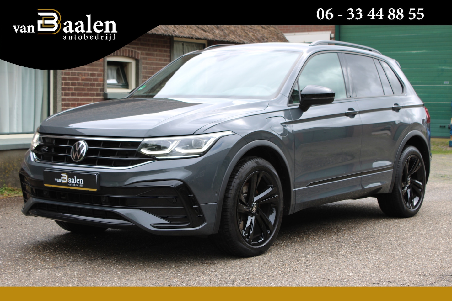 Volkswagen Tiguan - 1.4 TSI eHybrid R-Line Business+ SOh 90,1% NAVI IQ LIGHT TREKHAAK 159000KM!!! - AutoWereld.nl