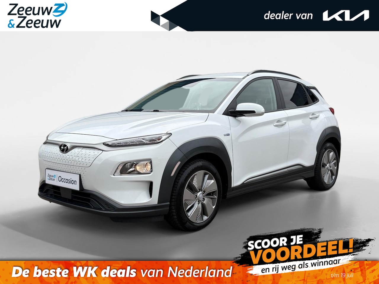 Hyundai Kona Electric - EV Fashion 64 kWh | Navi | Clima | Camera | Adpative Cruise | Dodehoekdetectie | Head-Up D - AutoWereld.nl