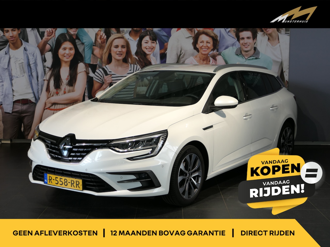 Renault Mégane Estate - 1.3 TCe 140 Techno - Dealer onderhouden! - Dodehoek - Parkeerassistent - Uitparkeerwaarsch - AutoWereld.nl