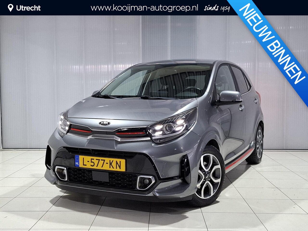 Kia Picanto - 1.0 DPi GT-Line Apple Carplay/Android Auto, Navigatie, Camera, cruise control, climate con - AutoWereld.nl