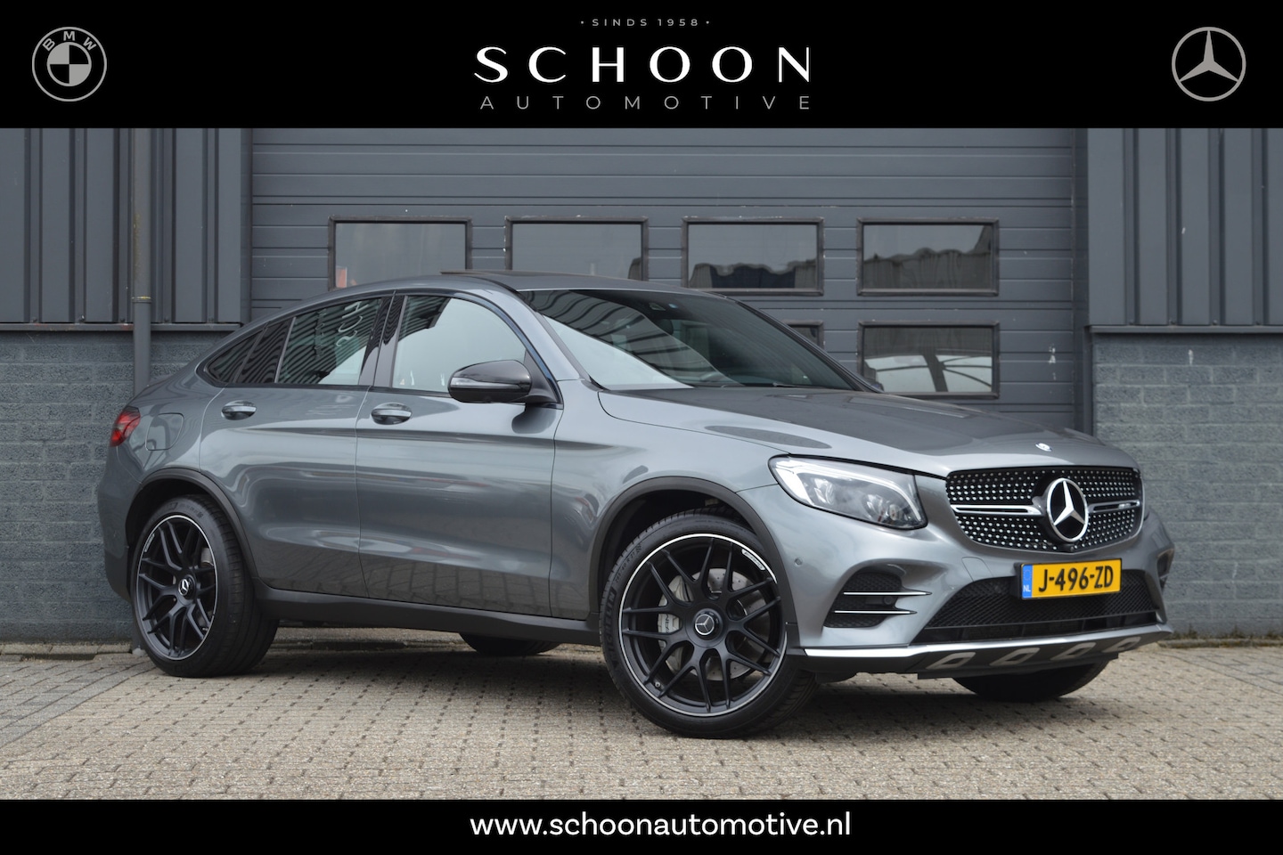 Mercedes-Benz GLC-klasse Coupé - AMG 43 4MATIC | SCHUIFDAK | 360 CAM | BURMESTER | MEMORY | - AutoWereld.nl