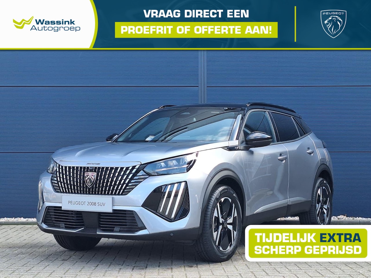 Peugeot 2008 - 1.2 Hybrid 145PK e-DCS6 GT | Alcantara Interieur | Adaptive Cruise Control | Stoelverwarmi - AutoWereld.nl