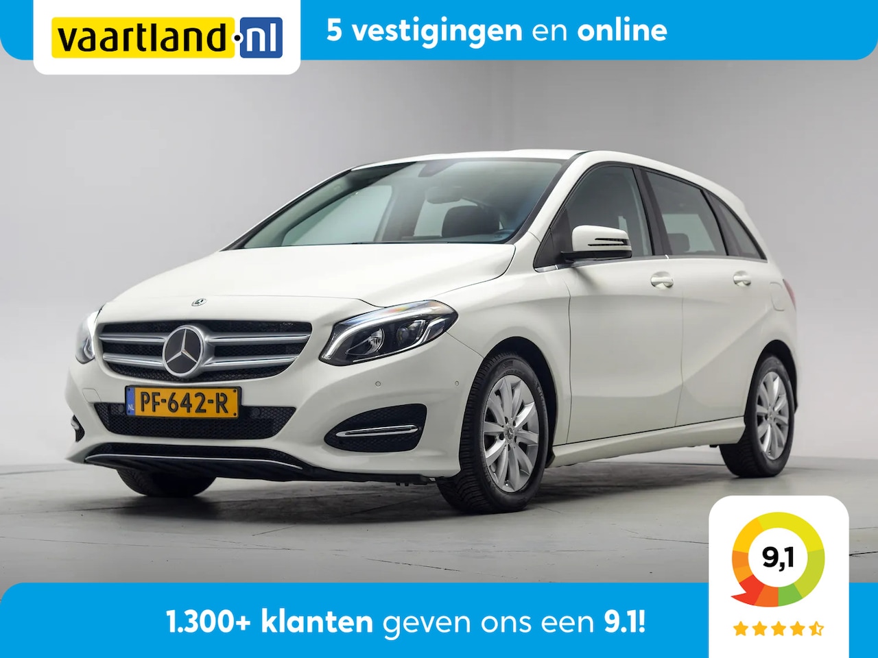 Mercedes-Benz B-klasse - 160 Ambition Aut. [ LED Navi Sportstoelen PDC ] - AutoWereld.nl